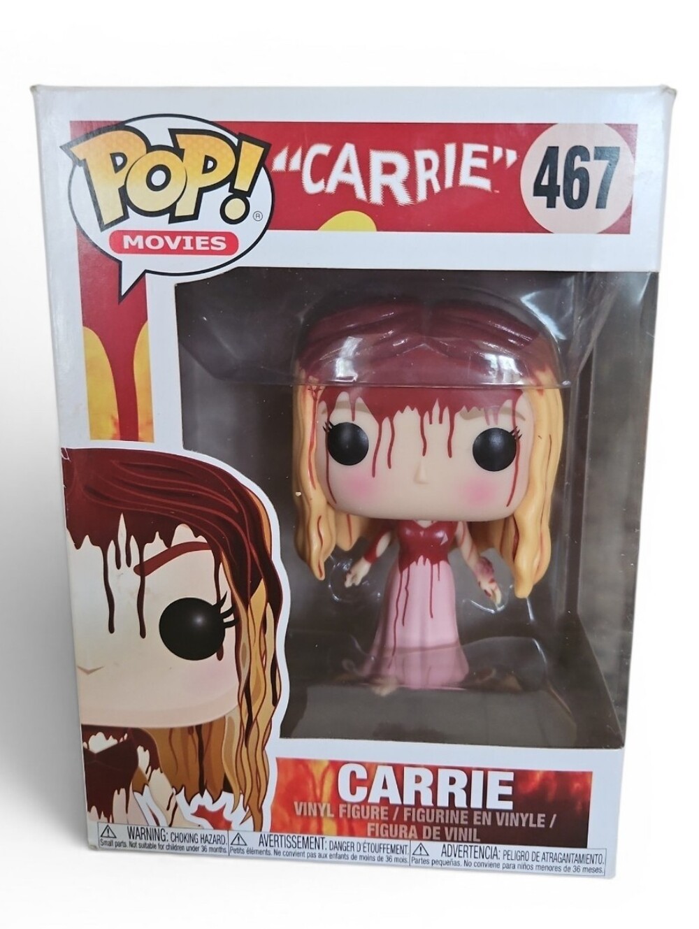 Funko Pop Carrie #467 Vinyl Figure - Pink & Red NIB